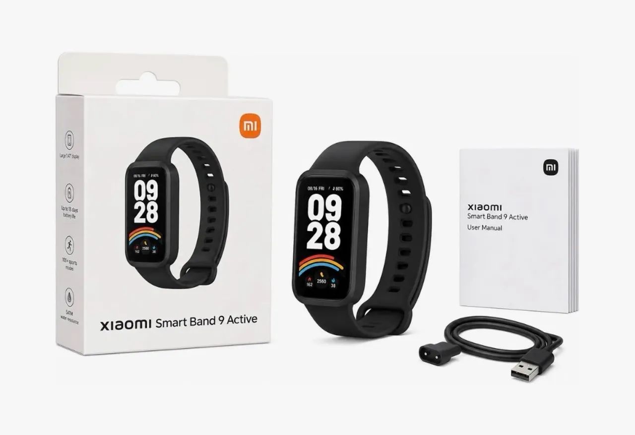 Miband xiaomi 9 active preta nova ORIGINAL