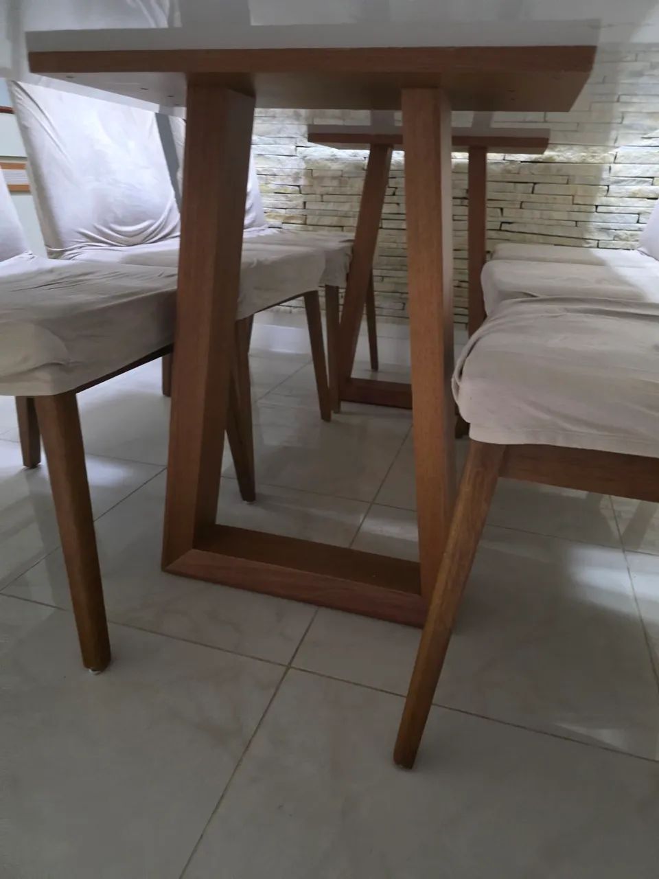 Mesa Retangular 6 Cadeiras - Foto 3