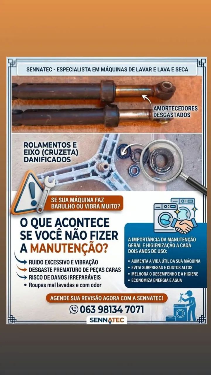 Técnico em máquina de lavar, maquina lava e seca, lavadoras  - Foto 5