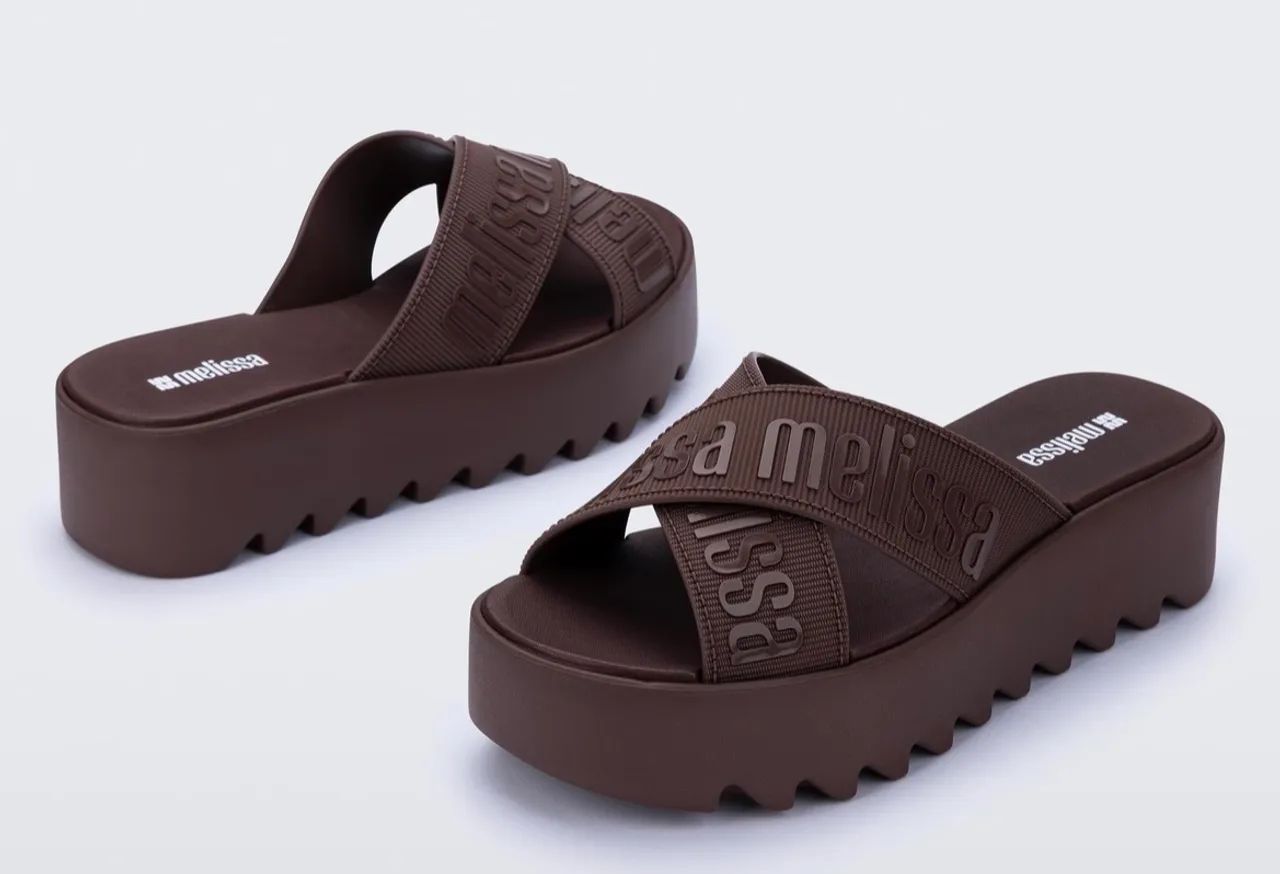 MELISSA M-LOVER CROSS STRAP PLATFORM