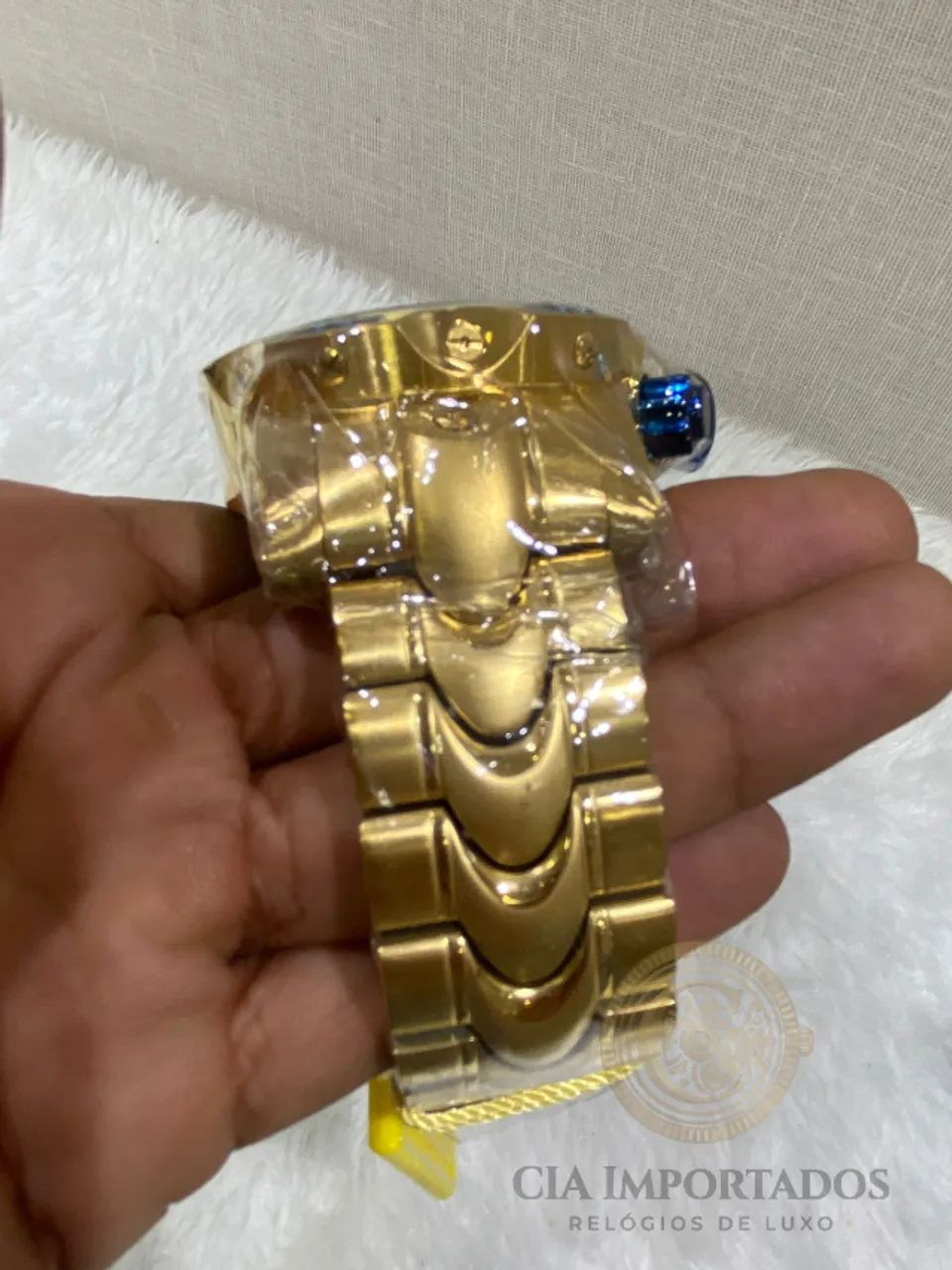 Relógio Invicta Joker Azul Dourado Automático C/ Caixa Original - Foto 2