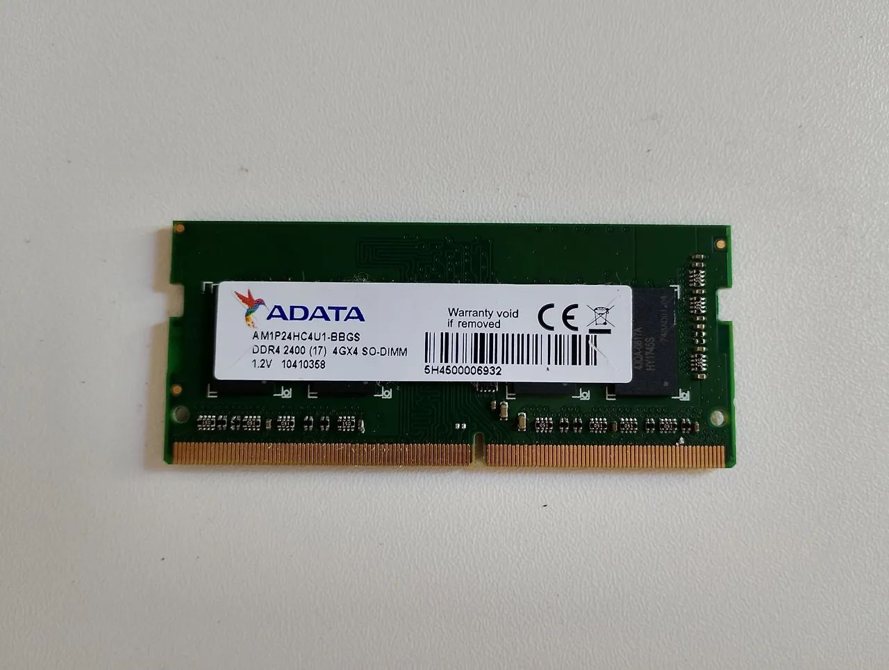 Memoria notebook DDR4 4gb