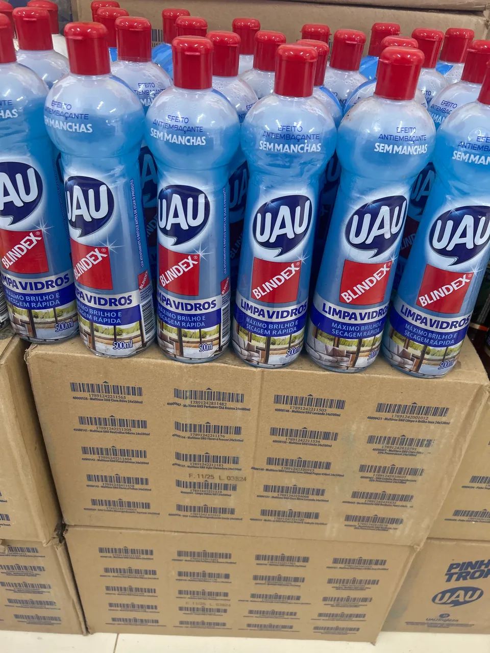 Limpa vidros ual caixa com 24 por 69,90