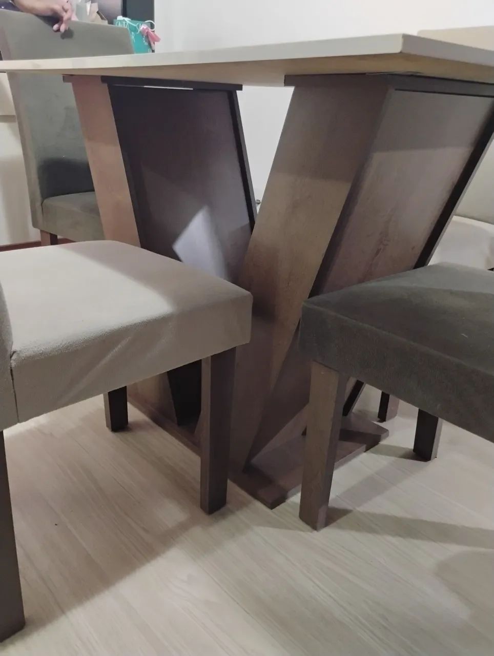 Mesa jantar 4 cadeiras - Foto 4