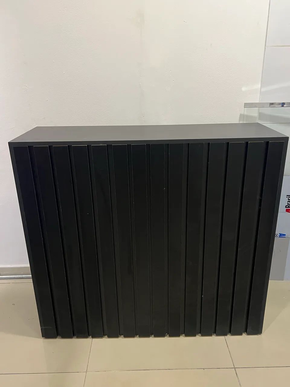 Balcão Ripado 100% MDF Preto - Foto 3