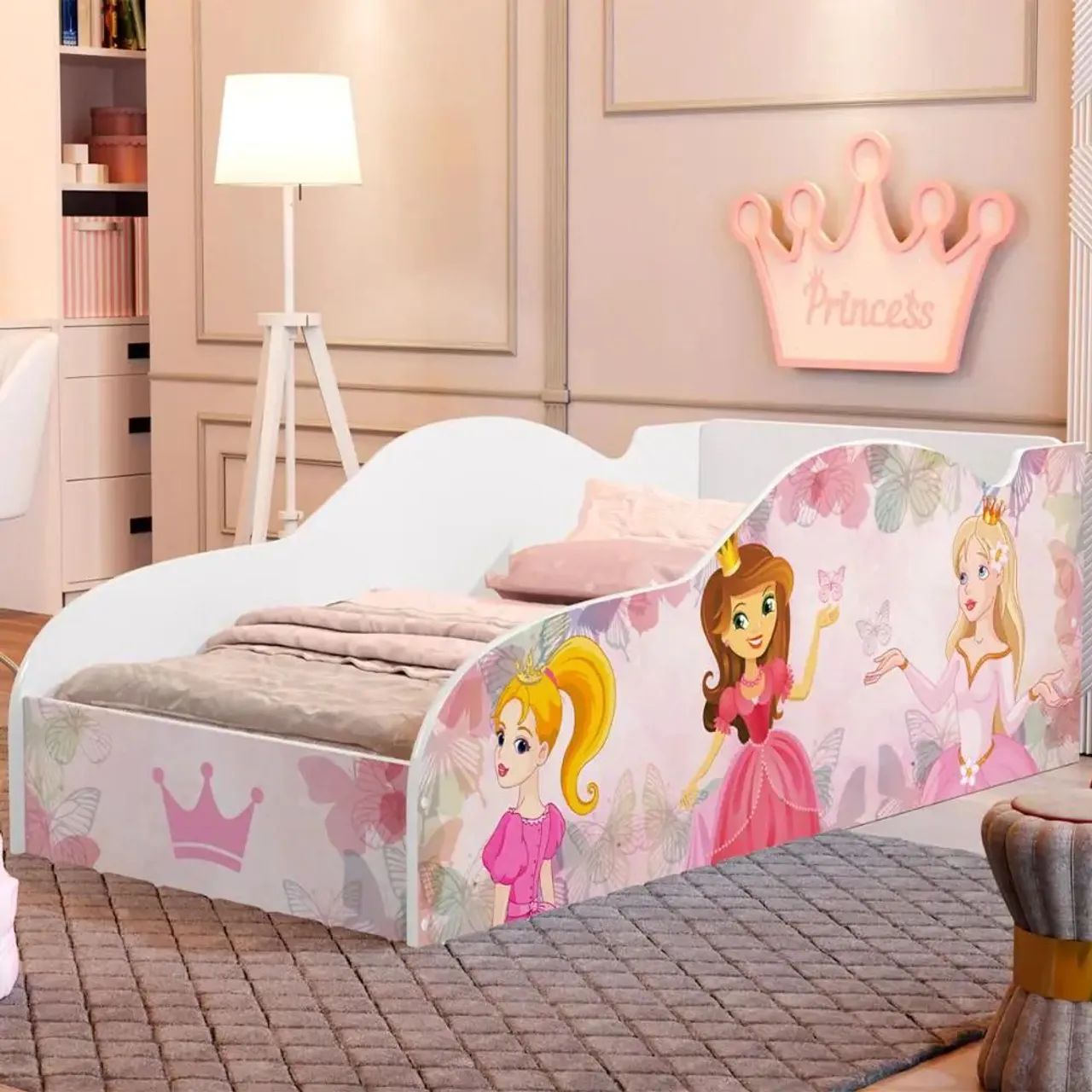 Cama infantil Princesa Rosa 
