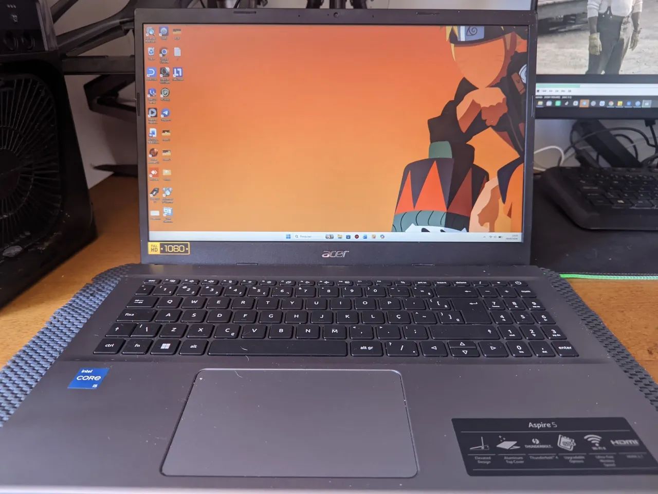 Acer Aspire 5 i5 8GB 256GB,  aceito troca por iPhone  - Foto 2