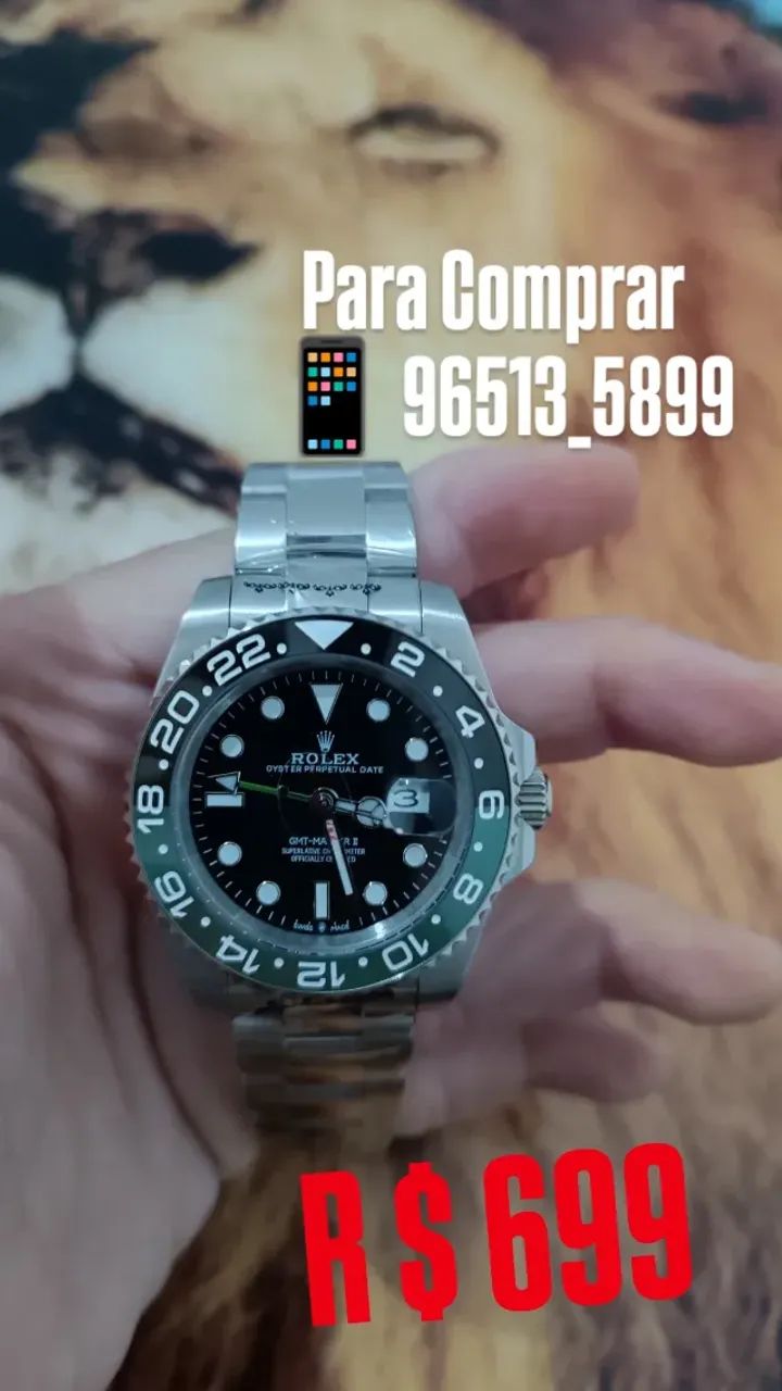 Relógio ROLEX GMT MASTER II SPRIT _ AUTOMÁTICO  - Foto 2