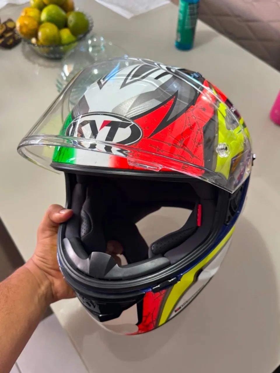 Capacete KYT TT-Course Star Line - Foto 3