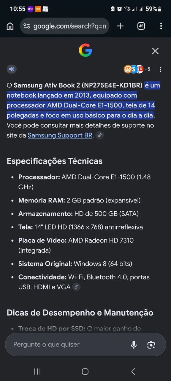Notebook Samsung book 2 - Foto 4