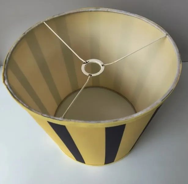 Cúpula cilindrica de algodão para abajur - Foto 3