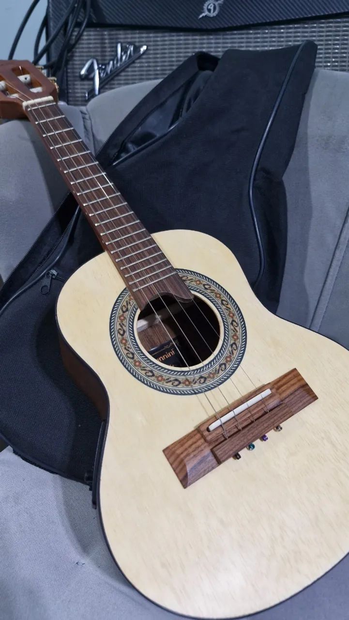 Cavaquinho Giannini Raiz CS1 IMBU EQ NS - Eletroacústico + Bag