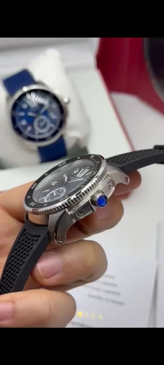 Relógio Estilo Diver Automático - Aço 904L, Pulseira de Borracha e Visual Sofisticado - Foto 5