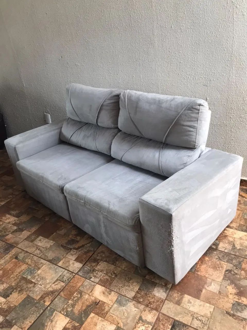 Lindo Sofá Reclinável e Retrátil SEMI NOVO  - Foto 3