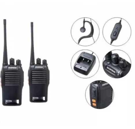 Kit 4 Radio Comunicador 777s Profissional Ht Uhf 16 Canais - Foto 2