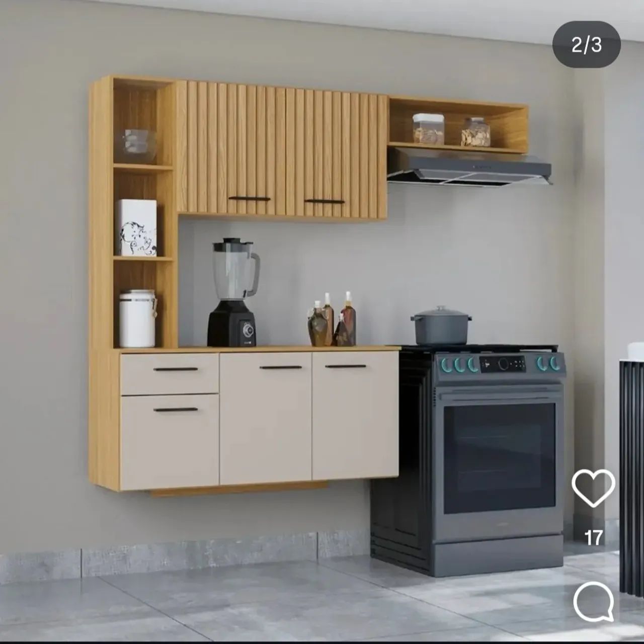 Cozinha Suspensa  - Foto 3