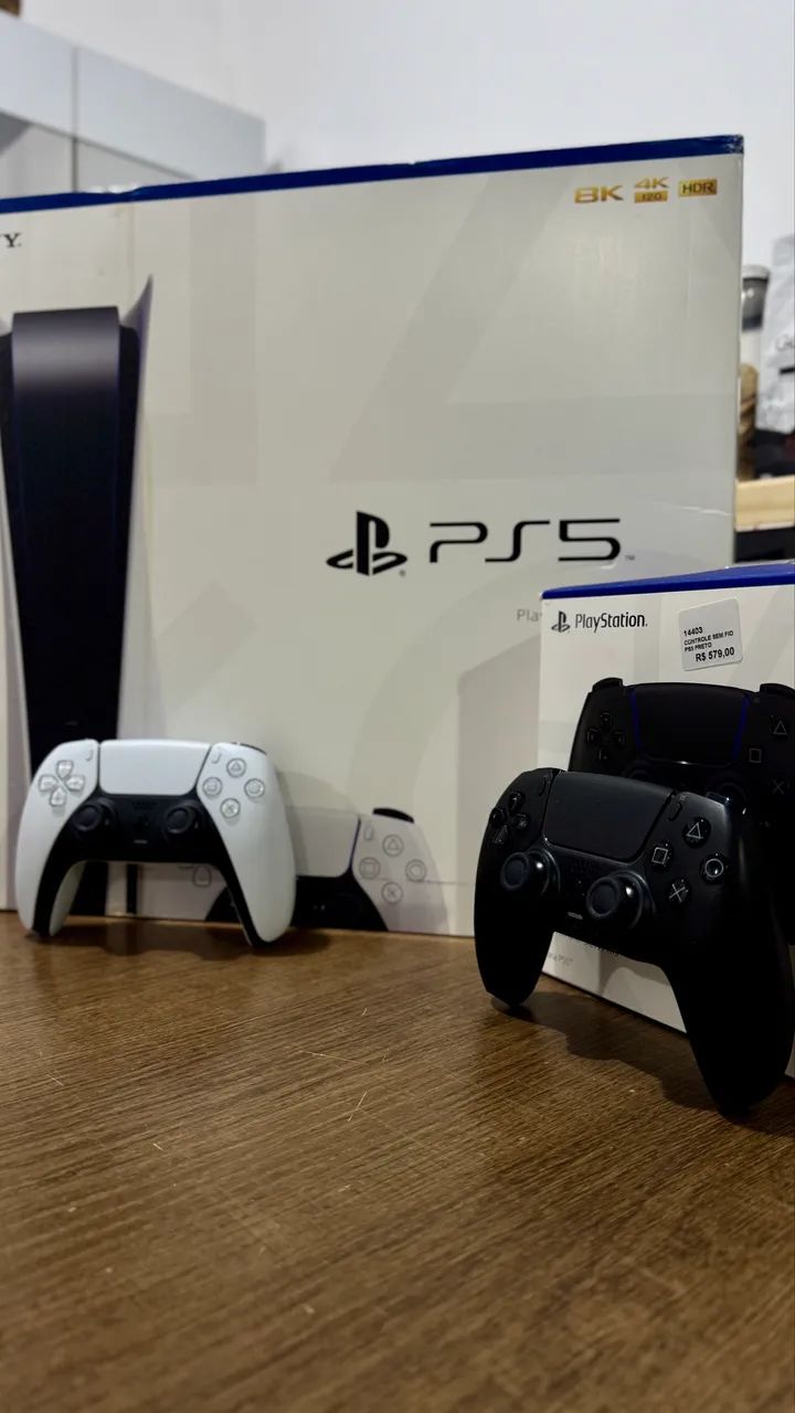 PS5 com 2 controles - Foto 2