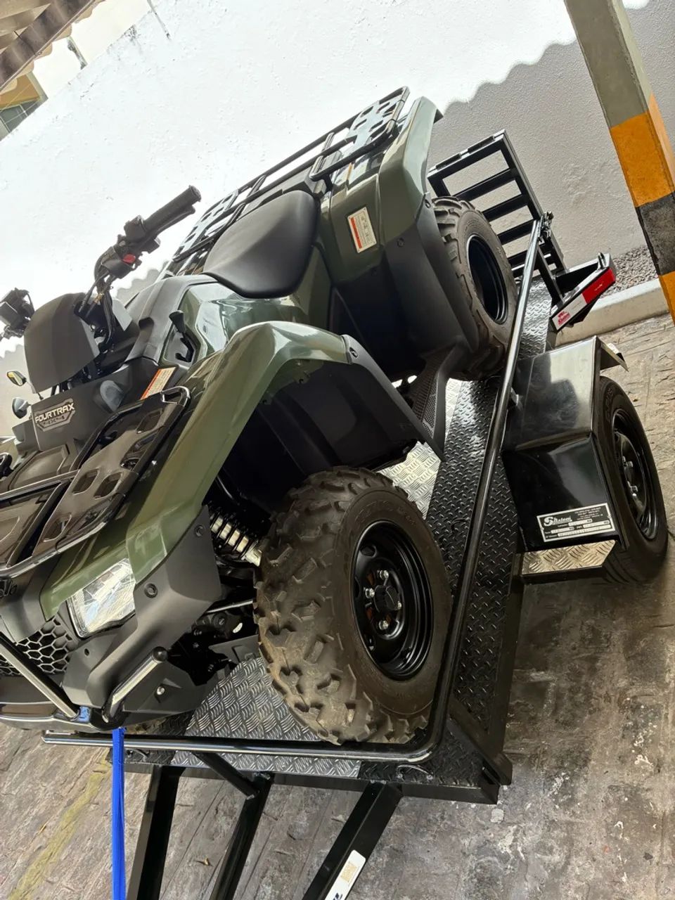 Quadriciclo TRX 420 honda + Reboque - Foto 4