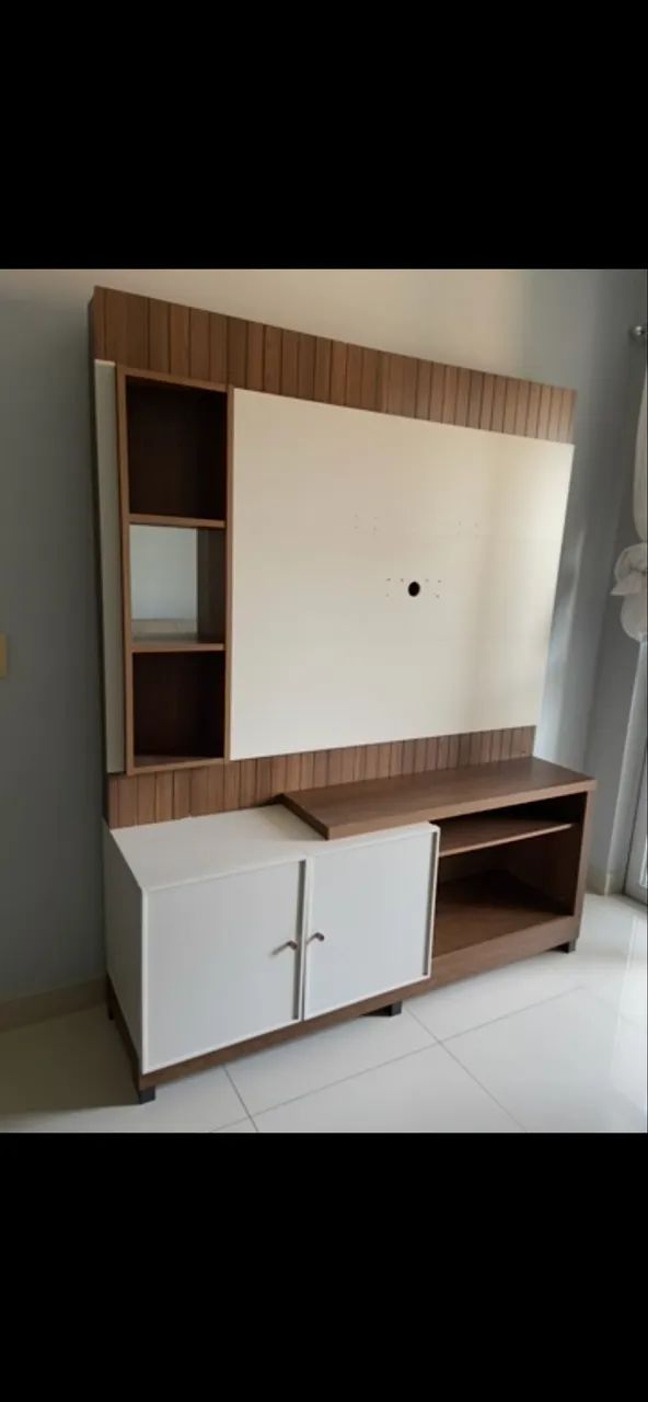 Rack de televisão com estante  - Foto 3