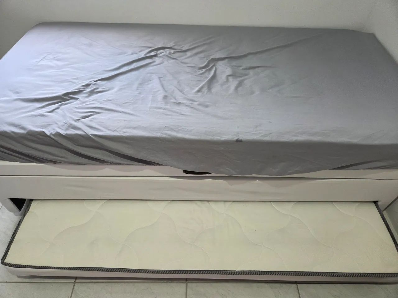 Cama Box Solteiro Baú c/Auxiliar  - Foto 4