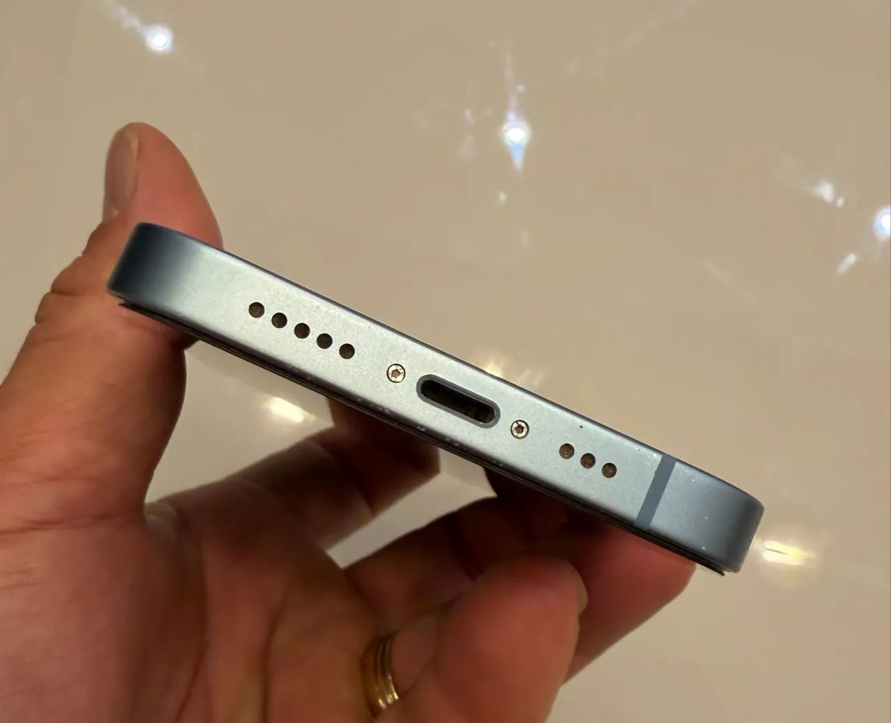 iPhone 14 128G Azul todo original  - Foto 4