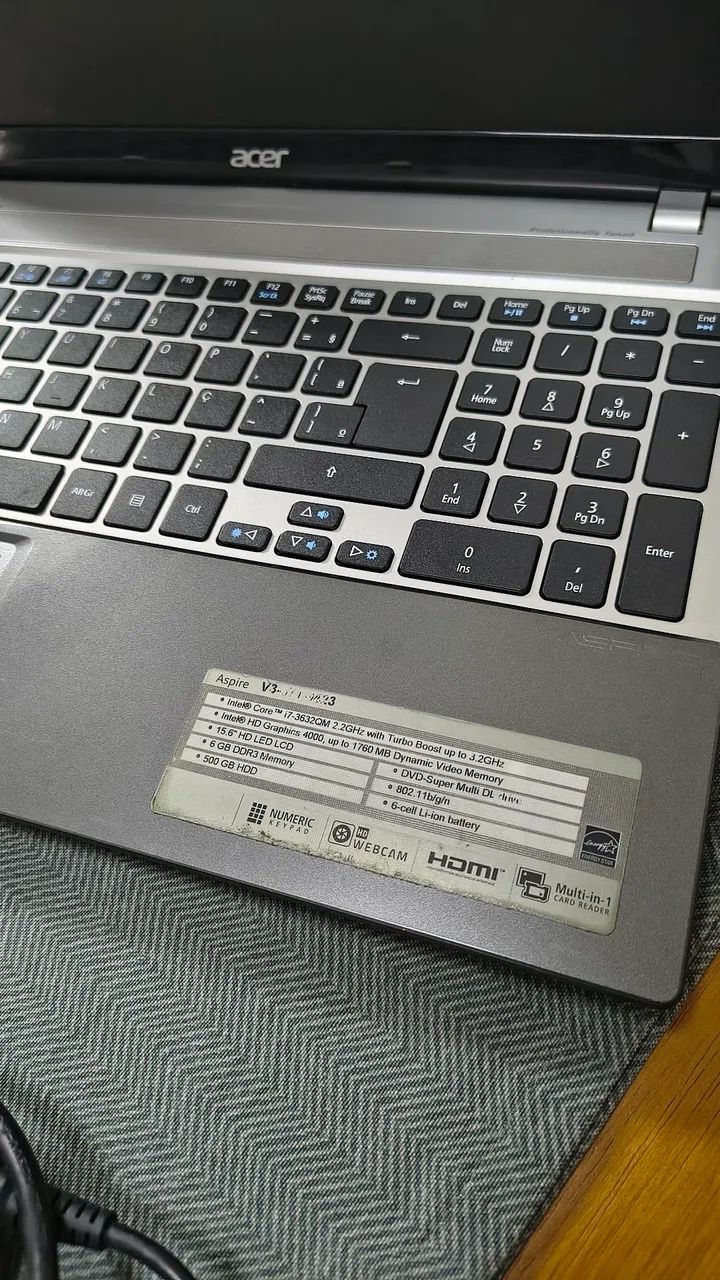 Notebook Acer i7  - Foto 2