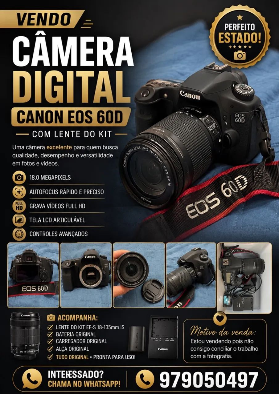 CAMERA CANON EOS 60D
