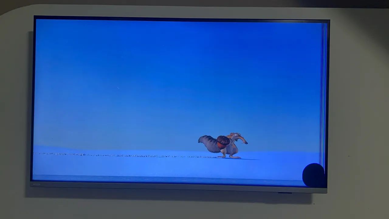 TV Philips 50 Polegadas com Defeito na Tela - Para Conserto ou Peças - Foto 2