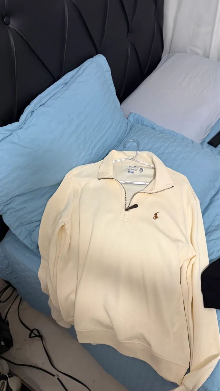 Suéter Quarterzip Ralph Lauren Tamanho P