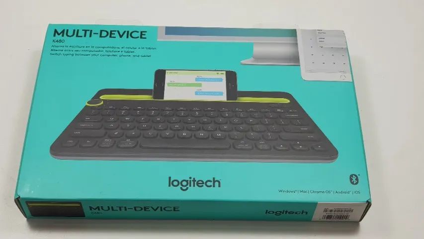 Teclado Bluetooth Logitech K480 Multi-Device Na Caixa Ótimo Estado