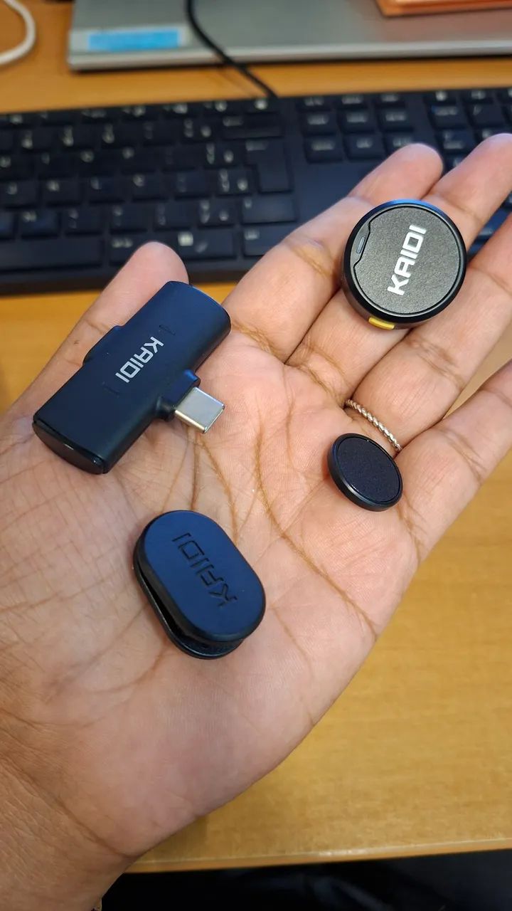 Microfone de Lapela KAIDI sem fio - Foto 4