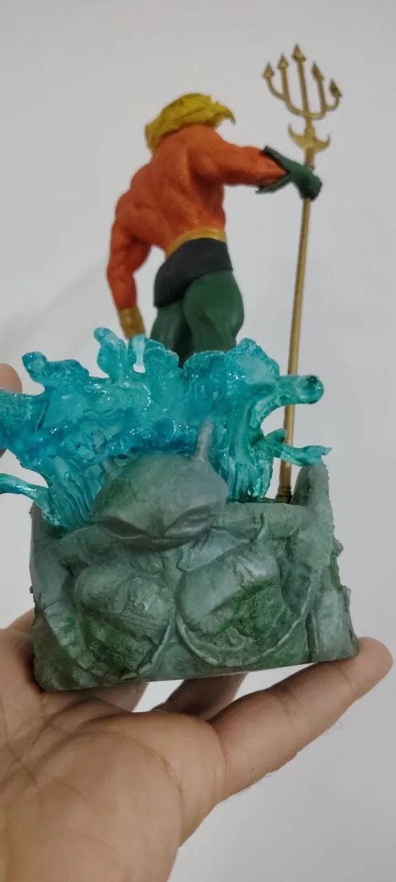 Aquaman impressão 3D resina - Foto 4