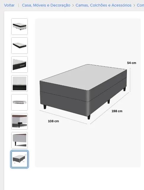 Vendo cama Ortobom  viúva (solteirão) - Foto 3