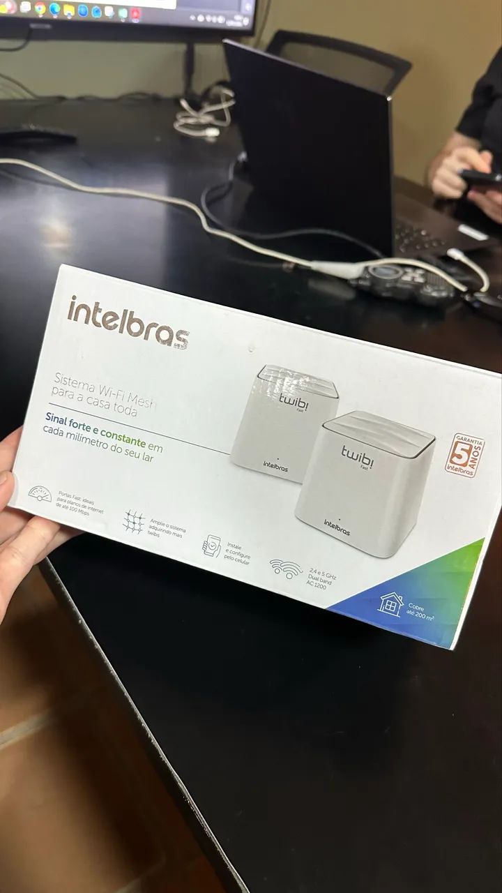 Kit Roteador Mesh Intelbras Twibi Fast Wi-Fi - Foto 2