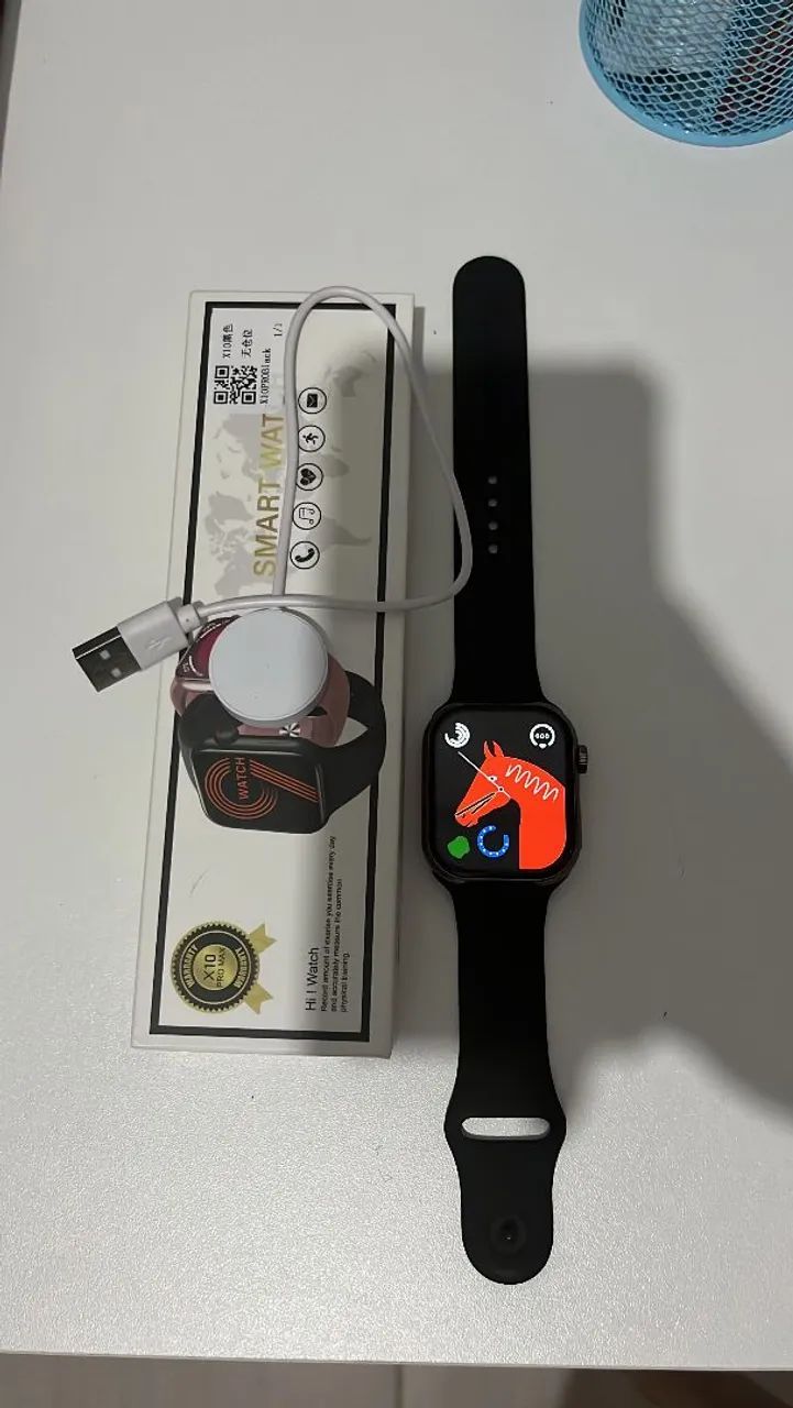Relógio smartwatch preto 