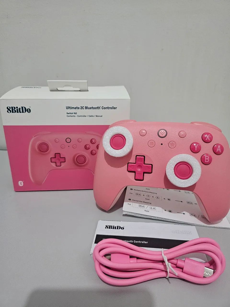 Controle 8BitDo Ultimate 2C Bluetooth - Rosa - Foto 3