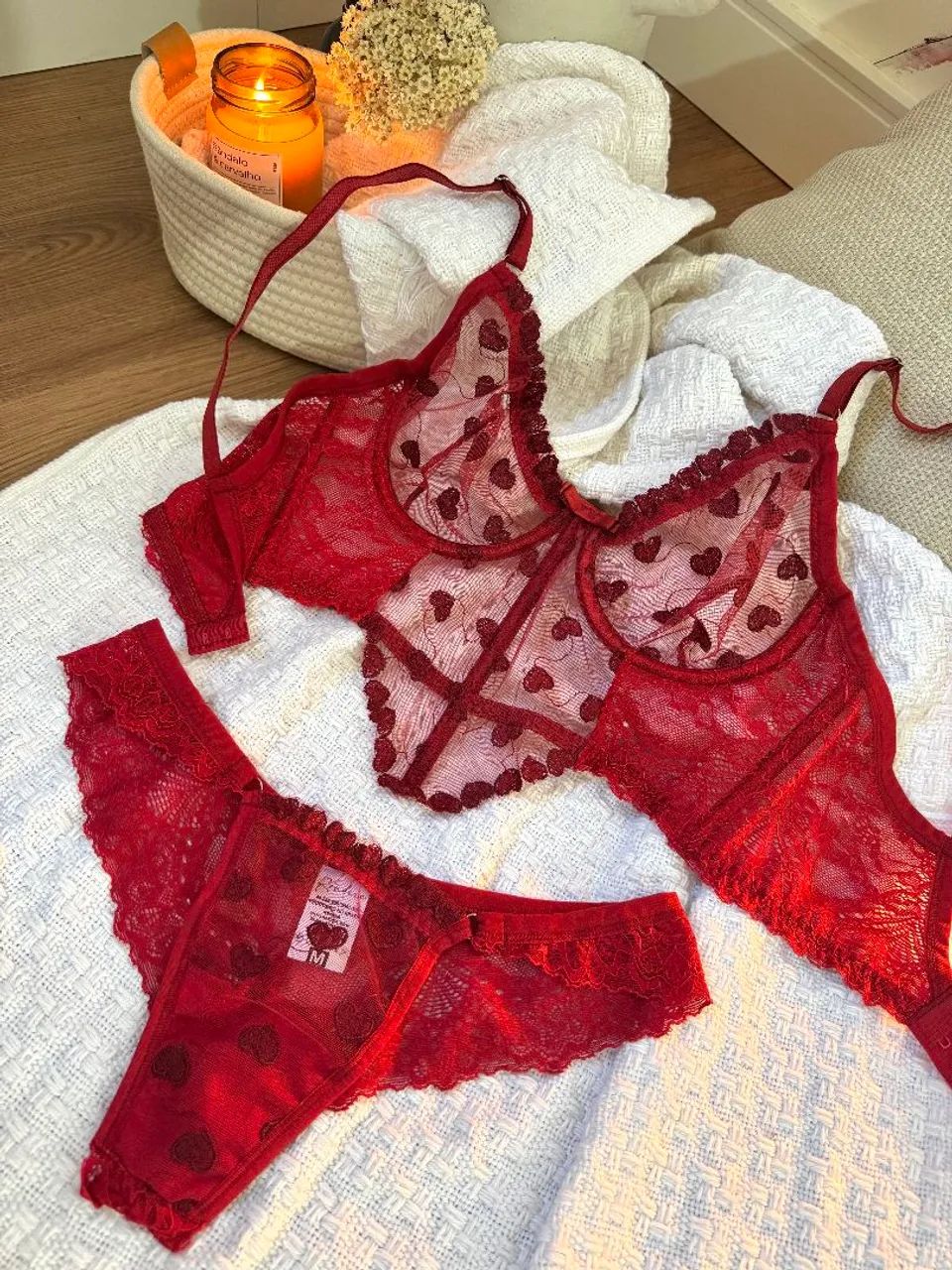 Lingerie vermelha 