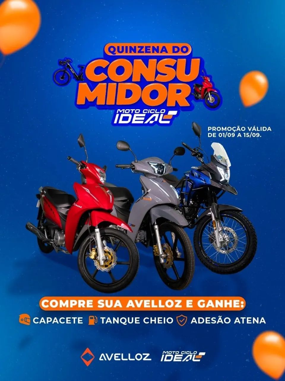 Avelloz 0km é na Moto Ciclo Ideal  - Foto 4