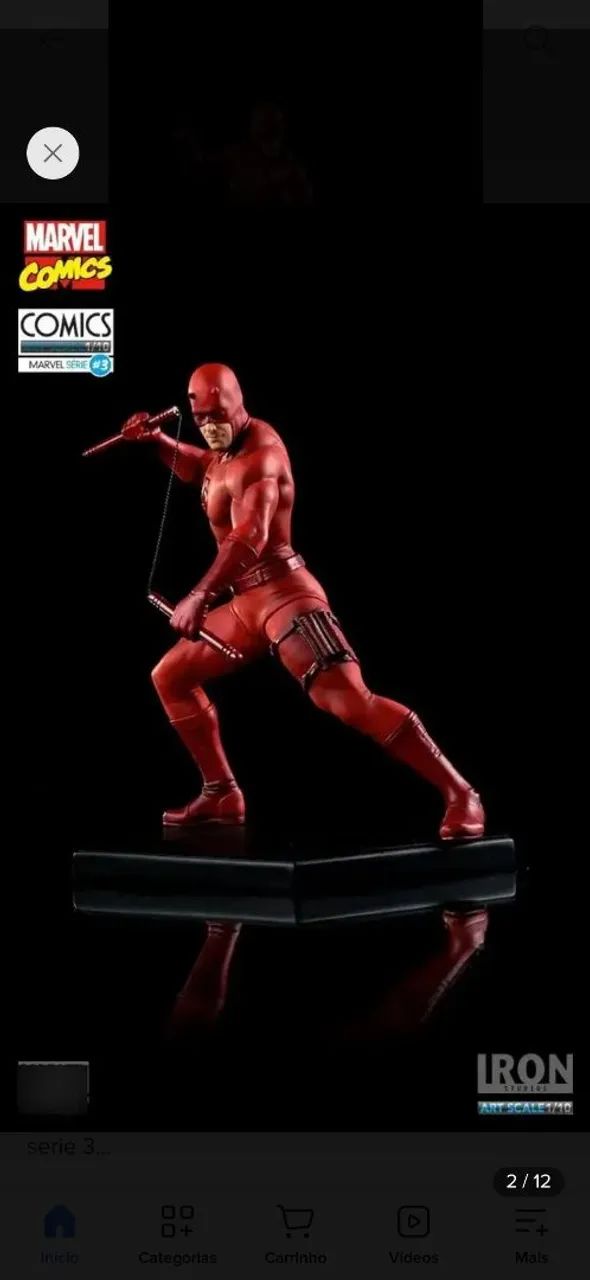 Demolidor comics art scale 1/10 - regular - Foto 2