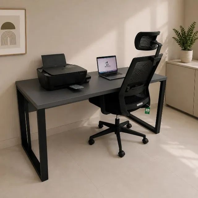 Mesa industrial para escritório 
