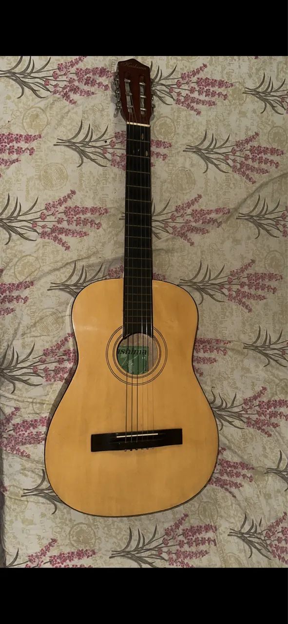Violão com capa Kashima 