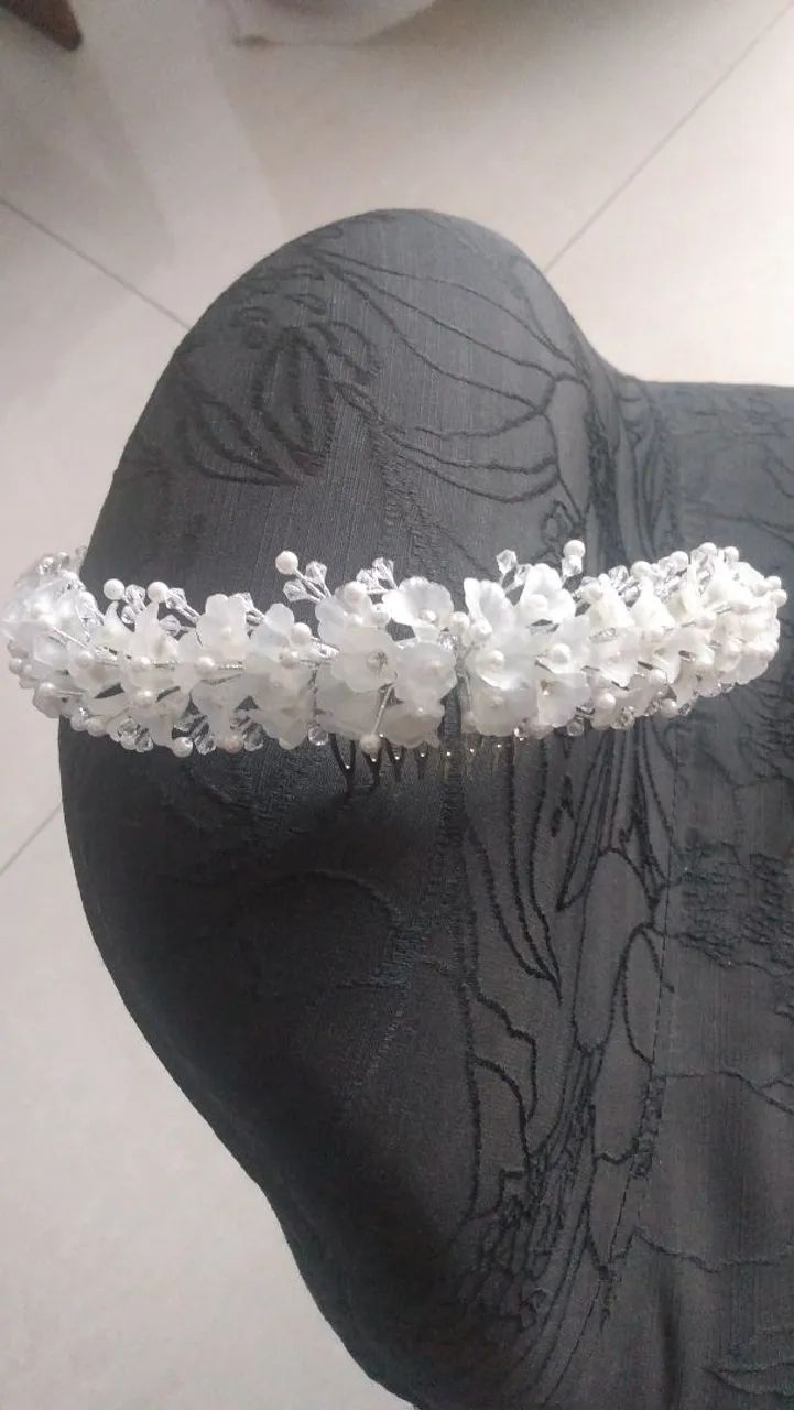 Tiara para noiva estilo russa - Foto 3