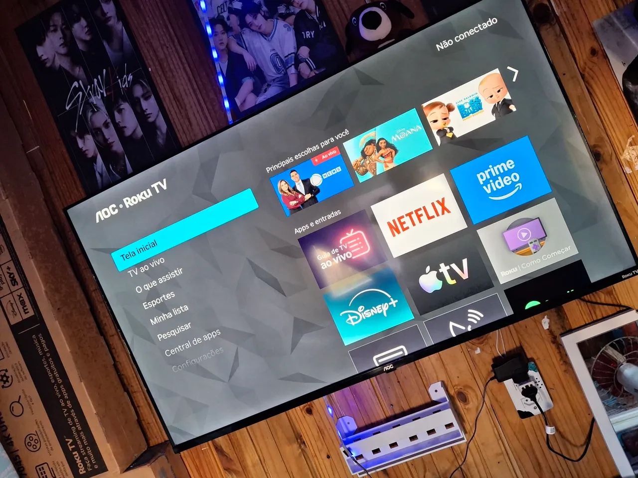 Vendo TV smart aoc 50 polegadas  - Foto 2