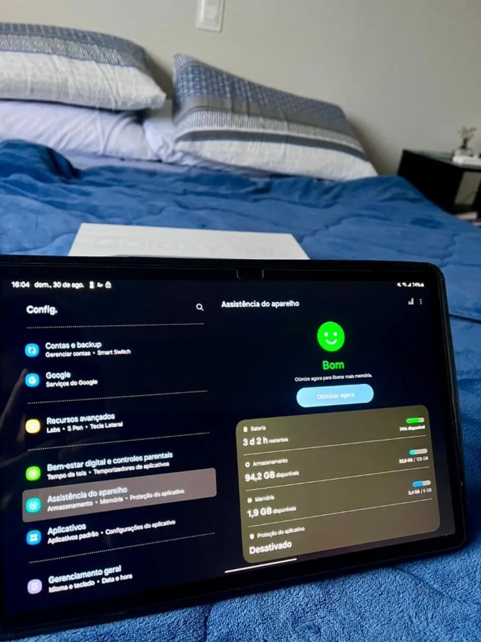 Samsung Galaxy Tab S7 FE 128GB 4G/LTE - Impecável - Foto 5