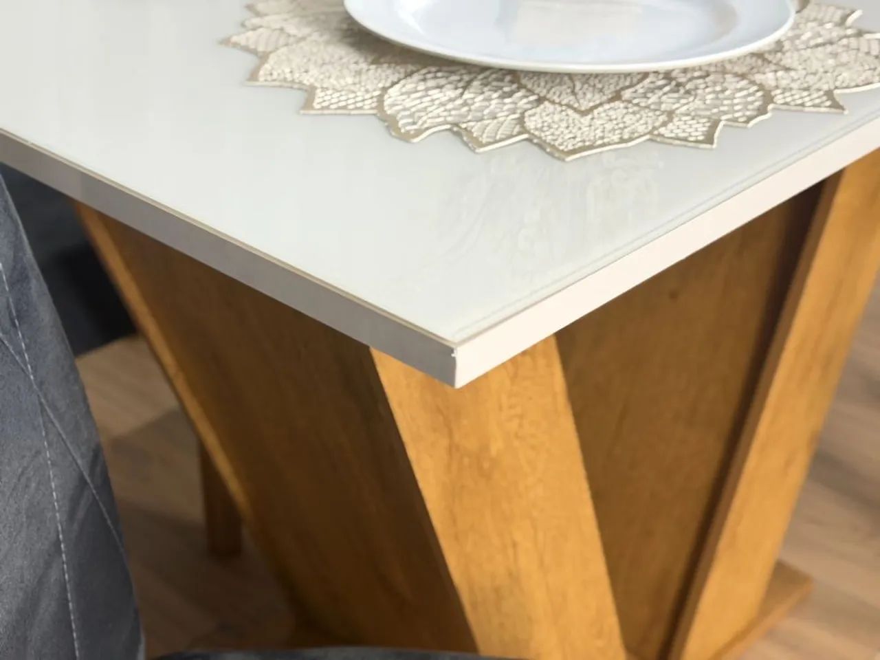 Mesa de Jantar Classic 1.20×0.80 Com 4 Cadeiras- Entrega Rápida - Foto 4
