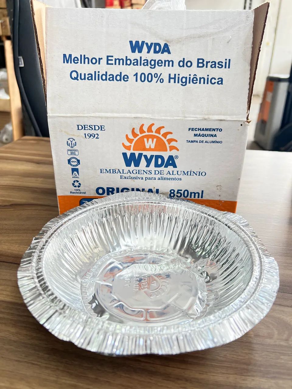 Marmitex alumínio Wyda 850ml e 1200ml - Foto 4