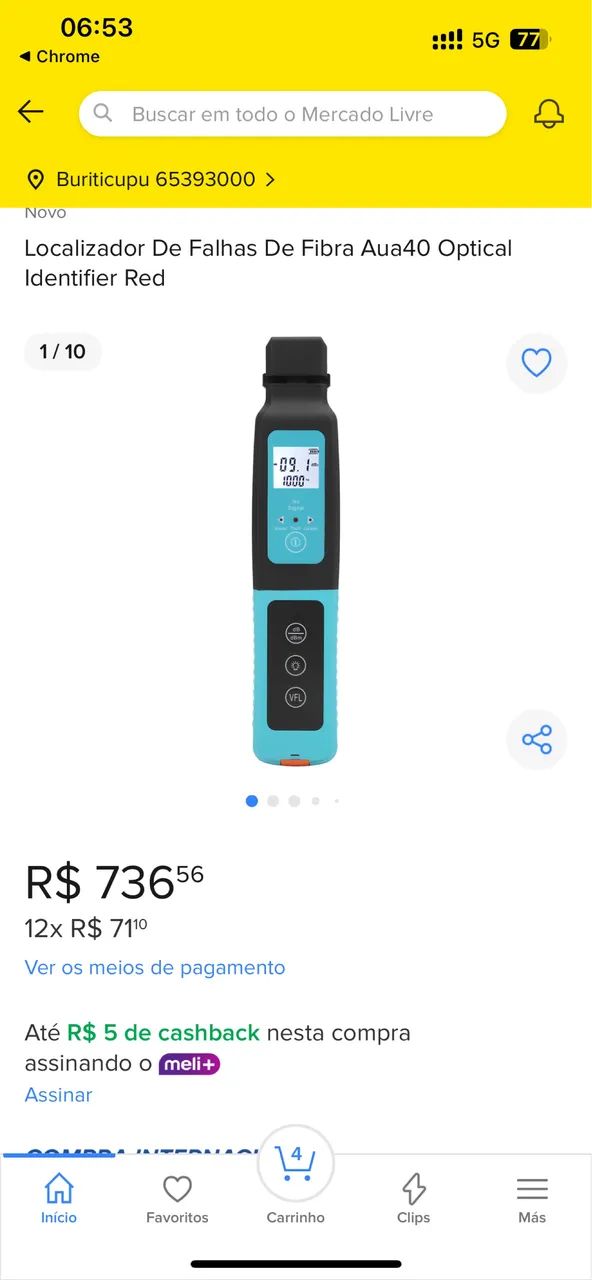 Analisador de fibra ativa  - Foto 2