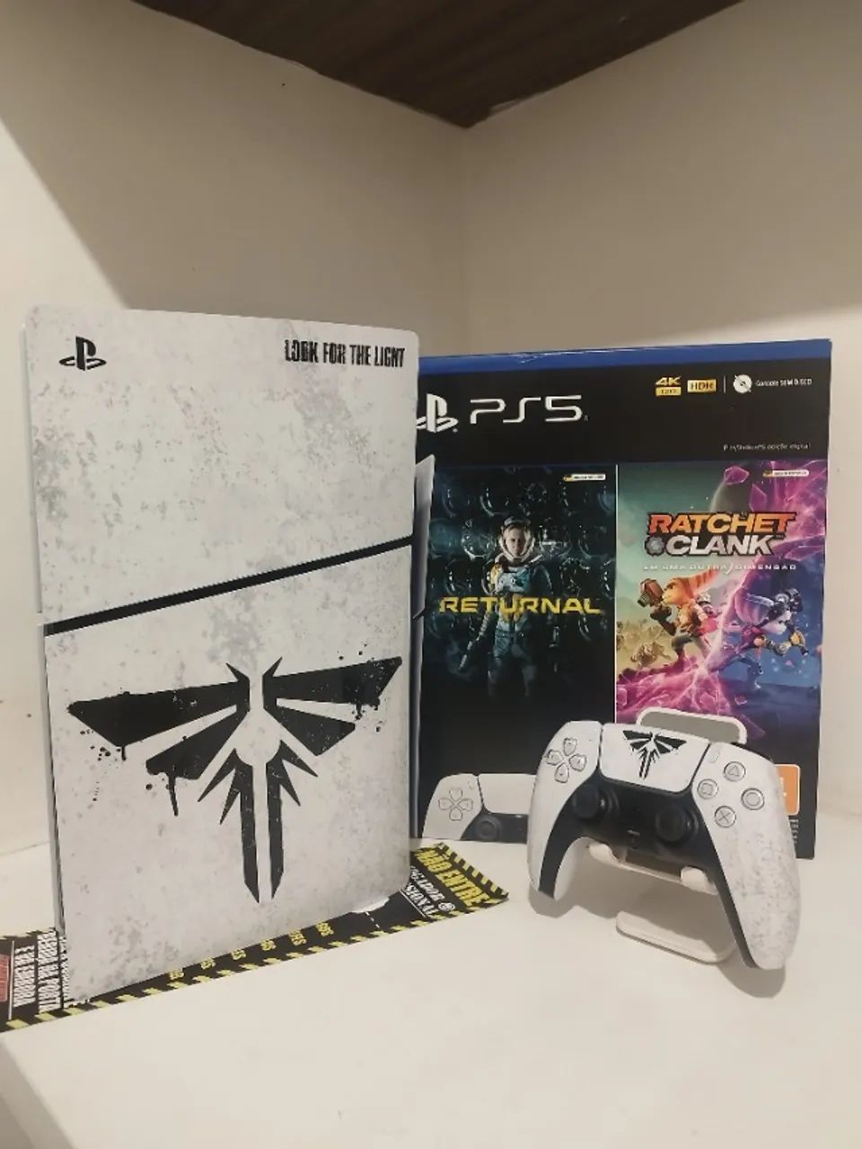 PS5 SLIM 1T - 1 CONTROLE + 2 JOGOS | PERFEITO ESTADO