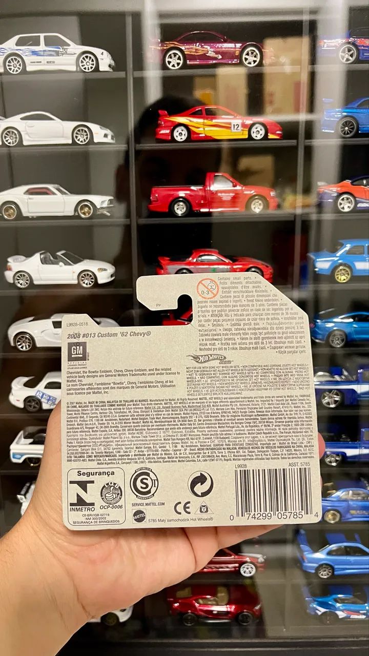 Hot Wheels - Custom 62 Chevy 2008 + Protetor de Blister - Foto 2
