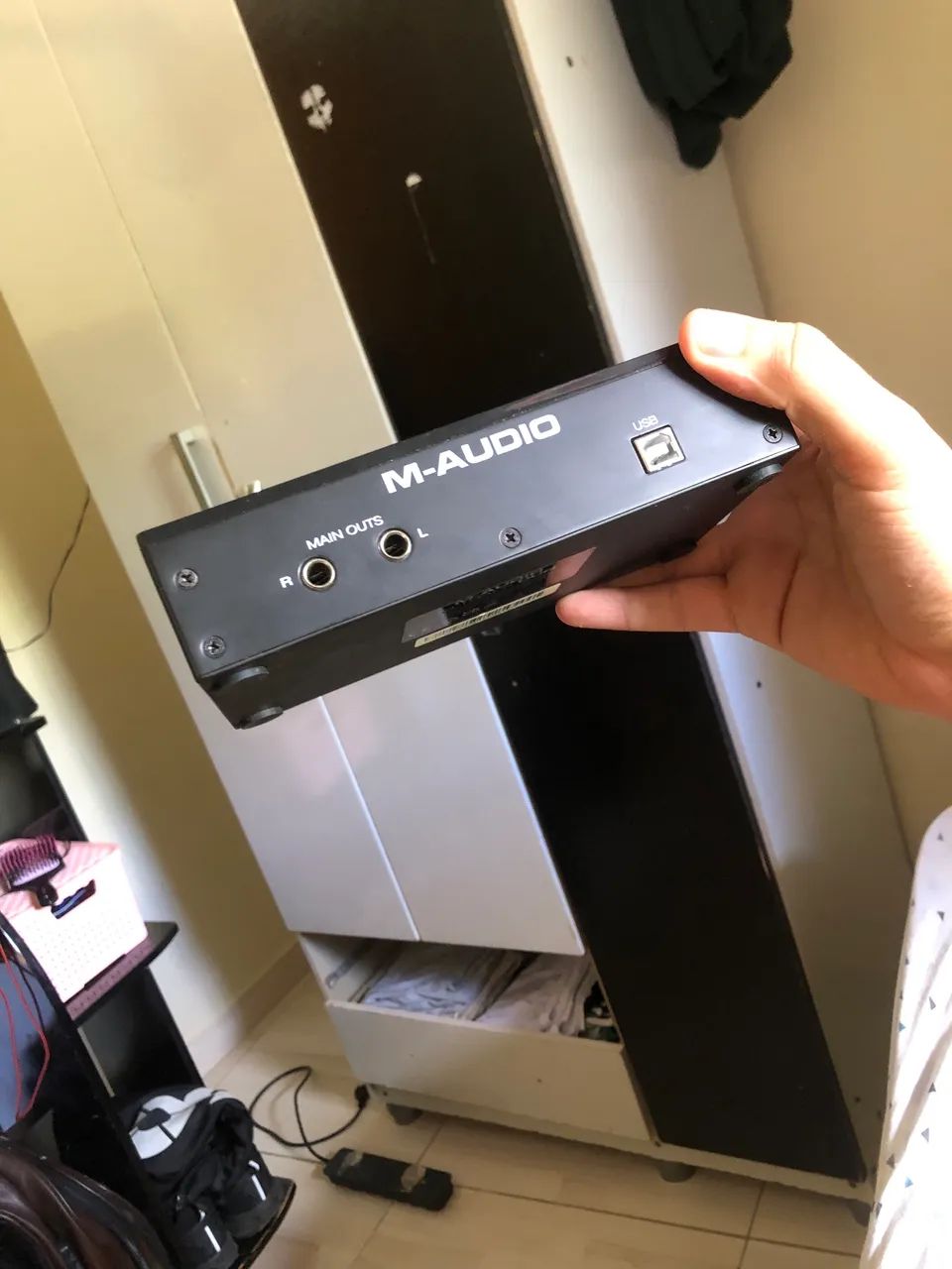 INTERFACE DE ÁUDIO M-TRACK DUO. ESTADO DE ZERA COM CAIXA E GARANTIA ESTENDIDA ATÉ 10/2027 - Foto 2